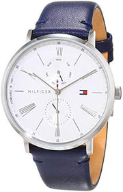  Shop Authentic Tommy Hilfiger Jenna White Dial Blue Leather Strap Watch for Women - 1782072 - Luxxuri