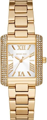  Shop Authentic Michael Kors Emery Three-Hand Crystals Silver Dial Gold Steel Strap Watch for Women - MK4640 - Luxxuri
