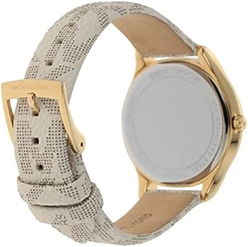  Shop Authentic Michael Kors Jaycie Quartz Gold Dial White Leather Strap Watch for Women - MK2861 - Luxxuri