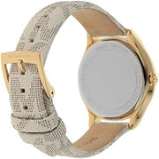  Shop Authentic Michael Kors Jaycie Quartz Gold Dial White Leather Strap Watch for Women - MK2861 - Luxxuri