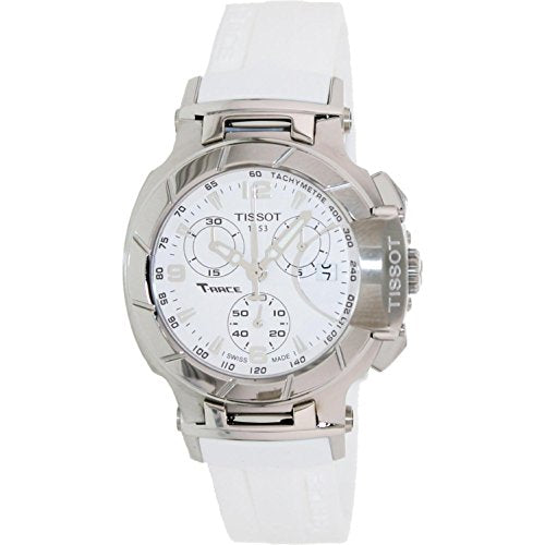  Shop Authentic Tissot T Race Lady Chronograph White Dial White Rubber Strap Watch for Women - T048.217.17.017.00 - Luxxuri