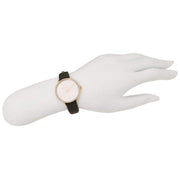 Shop Authentic Michael Kors Pyper Three Hand White Dial Black Leather Strap Watch For Women - MK2835 - Luxxuri