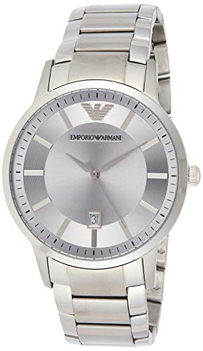  Shop Authentic Emporio Armani Classic Quartz Silver Dial Silver Steel Strap Watch For Men - AR2478 - Luxxuri