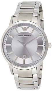  Shop Authentic Emporio Armani Classic Quartz Silver Dial Silver Steel Strap Watch For Men - AR2478 - Luxxuri