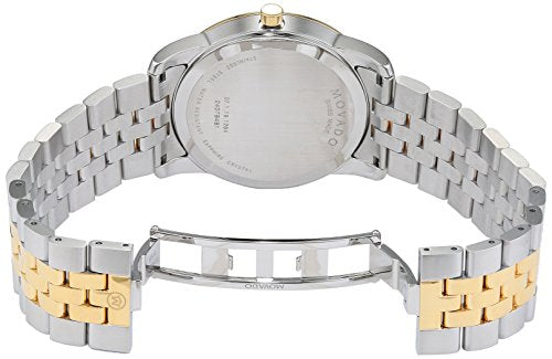  Shop Authentic Movado Museum Classic Black Dial Two Tone Steel Strap Watch For Men - 606899 - Luxxuri