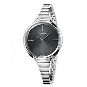  Shop Authentic Calvin Klein Lively Black Dial Silver Steel Strap Watch for Women - K4U23121 - Luxxuri