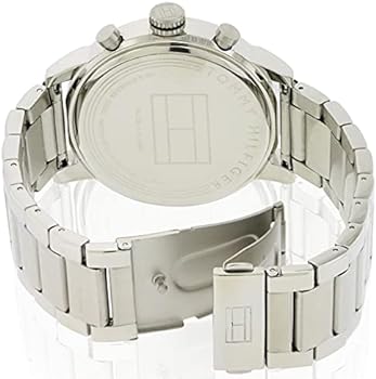  Shop Authentic Tommy Hilfiger Jake Chronograph Black Dial Silver Steel Strap Watch for Men - 1791234 - Luxxuri