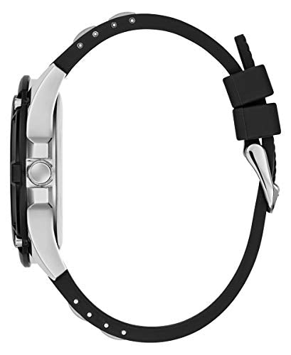  Shop Authentic Guess Delta Black Dial Black Silicone Strap Watch for Men - GW0051G1 - Luxxuri