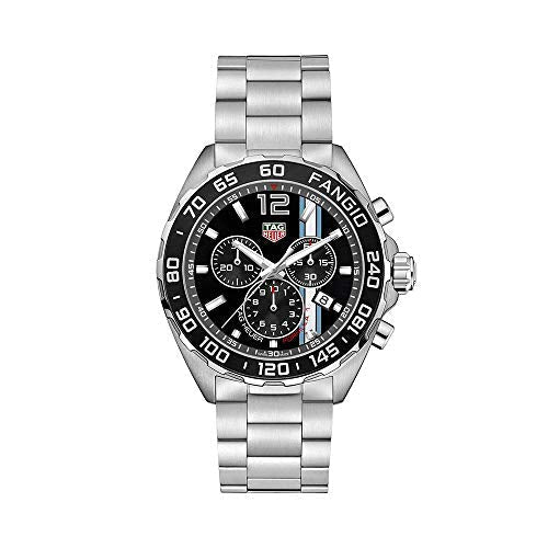 Shop Authentic Tag Heuer Formula 1 Chronograph Black Dial Silver Steel Strap Watch for Men - CAZ101H.BA0842 - Luxxuri