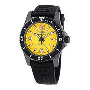  Shop Authentic Breitling Superocean Automatic 46mm Yellow Dial Black Rubber Strap Watch for Men - M17368D71I1S1 - Luxxuri