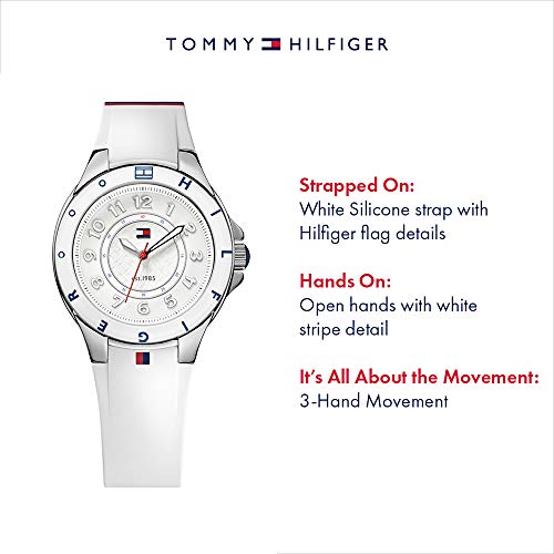  Shop Authentic Tommy Hilfiger White Dial White Rubber Strap Watch for Women - 1781271 - Luxxuri