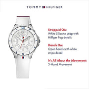  Shop Authentic Tommy Hilfiger White Dial White Rubber Strap Watch for Women - 1781271 - Luxxuri