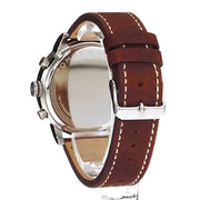  Shop Authentic Tommy Hilfiger Jake Multifunction White Dial Brown Leather Strap Watch for Men - 1791230 - Luxxuri