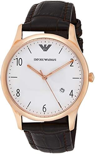  Shop Authentic Emporio Armani Beta Chronograph White Dial Brown Leather Strap Watch For Men - AR1915 - Luxxuri