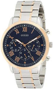  Shop Authentic Guess Hendrix Chronograph Blue Dial Two Tone Steel Strap Watch for Men - W1309G4 - Luxxuri