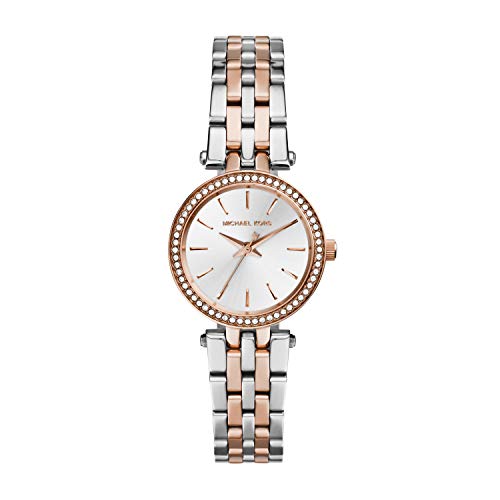  Shop Authentic Michael Kors Darci Silver Dial Two Tone Steel Strap Watch for Women - MK3298 - Luxxuri