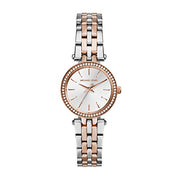  Shop Authentic Michael Kors Darci Silver Dial Two Tone Steel Strap Watch for Women - MK3298 - Luxxuri