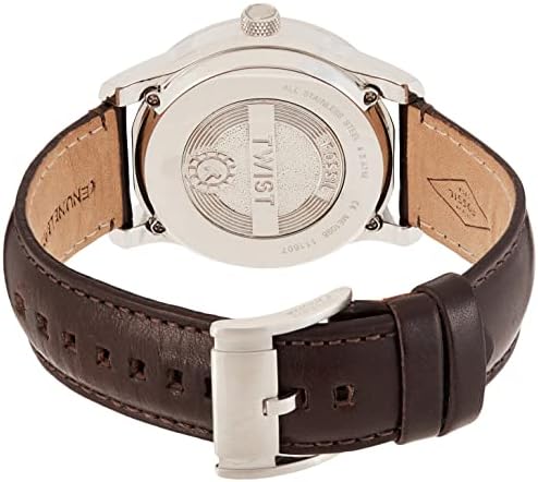 Shop Authentic Fossil Twist Chronograph Multifunction Taupe Dial Brown Leather Strap Watch for Men - ME1098 - Luxxuri