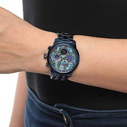  Shop Authentic Guess Sunrise Multifunction Blue Dial Blue Steel Strap Watch for Women - W0448L10 - Luxxuri