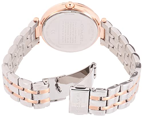 Coach Park Silver Dial Two Tone Steel Strap Watch for Women - 14503644