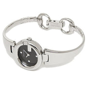 Shop Authentic Gucci Guccisima Quartz Black Dial Silver Steel Strap Watch For Women - YA134501 - Luxxuri