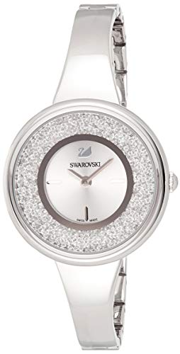  Shop Authentic Swarovski Crystalline Pure Silver Dial Silver Steel Strap Watch for Women - 5269256 - Luxxuri