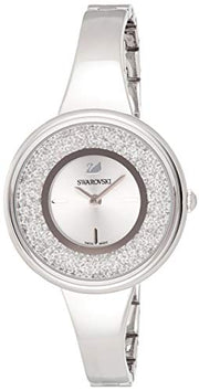  Shop Authentic Swarovski Crystalline Pure Silver Dial Silver Steel Strap Watch for Women - 5269256 - Luxxuri