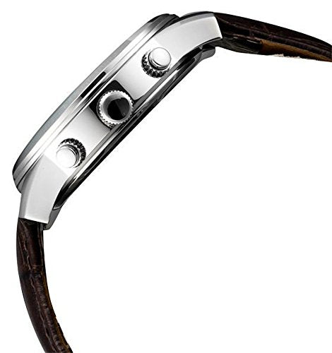  Shop Authentic Guess Exec Chronograph White Dial Brown Leather Strap Watch For Men - W0076G2 - Luxxuri