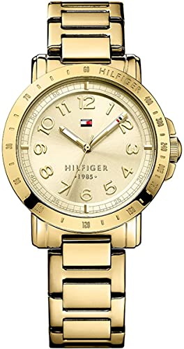  Shop Authentic Tommy Hilfiger Bella Gold Dial Gold Steel Strap Watch for Women - 1781395 - Luxxuri