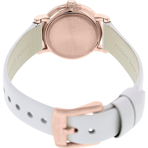  Shop Authentic Marc Jacobs Baker White Dial White Leather Strap Watch for Women - MBM1284 - Luxxuri