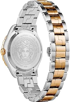  Shop Authentic Versace Hellenyium GMT Blue Dial Two Tone Steel Strap Watch for Men - V11060017 - Luxxuri