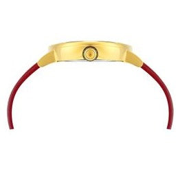  Shop Authentic Versace Virtus White Dial Red Leather Strap Watch for Women - VEHC00219 - Luxxuri