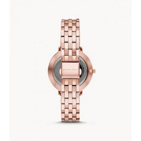  Shop Authentic Michael Kors Pyper Three-Hand Rose Gold Dial Rose Gold Steel Strap Watch For Women - MK3897 - Luxxuri