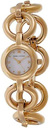  Shop Authentic Marc Jacobs Rock White Dial Gold Steel Strap Watch for Women - MBM3005 - Luxxuri