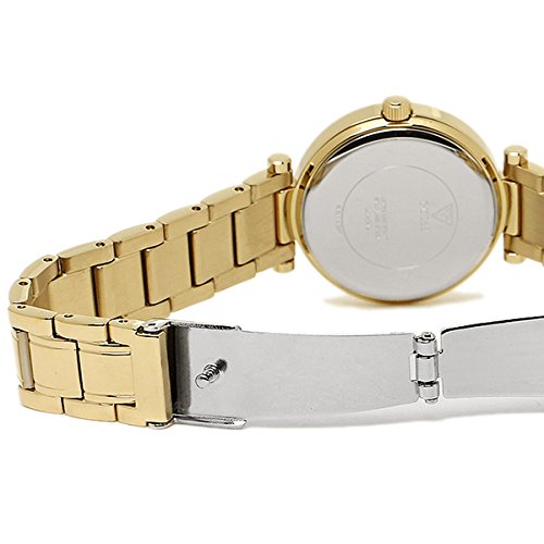  Shop Authentic Guess Park Ave South Analog White Dial Gold Steel Strap Watch For Women - W0767L2 - Luxxuri