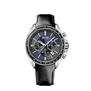  Shop Authentic Hugo Boss Driver Sport Chronograph Blue Dial Black Leather Strap Watch for Men - 1513077 - Luxxuri