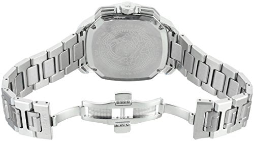  Shop Authentic Versace Dylos Chronograph Blue Dial Silver Steel Strap Watch for Men - VQC090016 - Luxxuri