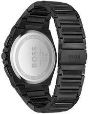  Shop Authentic Hugo Boss Steer Analog Black Dial  Black Steel Strap Watch For Men - 1514068 - Luxxuri
