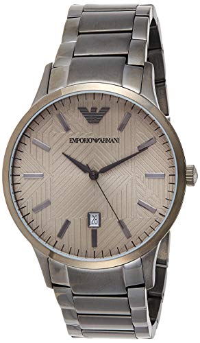  Shop Authentic Emporio Armani Renato Quartz Grey Dial Grey Steel Strap Watch For Men - AR11120 - Luxxuri