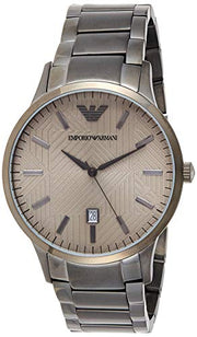  Shop Authentic Emporio Armani Renato Quartz Grey Dial Grey Steel Strap Watch For Men - AR11120 - Luxxuri