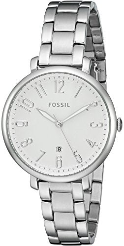  Shop Authentic Fossil Jacqueline White Dial Silver Steel Strap Watch for Women - ES3969 - Luxxuri