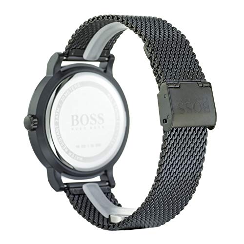  Shop Authentic Hugo Boss Oxygen Black Dial Black Mesh Bracelet Watch for Men - 1513636 - Luxxuri
