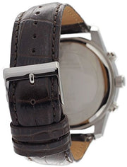  Shop Authentic Guess Exec Chronograph White Dial Brown Leather Strap Watch For Men - W0076G2 - Luxxuri