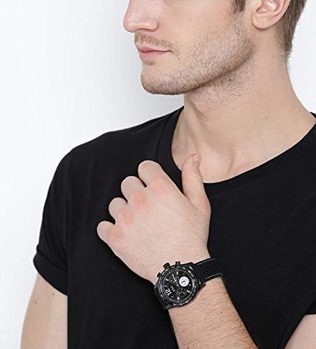  Shop Authentic Guess Fleet Chronograph Black Dial Black Rubber Strap Watch for Men - W0971G1 - Luxxuri
