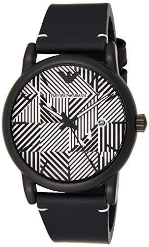  Shop Authentic Emporio Armani Luigi Quartz White Dial Black Rubber Strap Watch For Men - AR11136 - Luxxuri