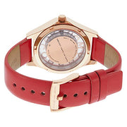  Shop Authentic Marc Jacobs Henry Skeleton Red Dial Red Leather Strap Watch for Women - MBM1338 - Luxxuri