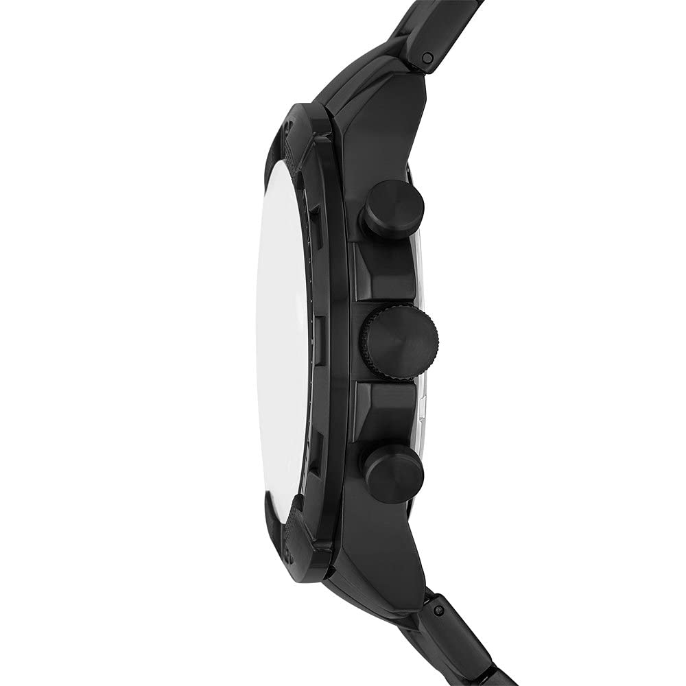  Shop Authentic Fossil Bronson Chronograph Black Dial Black Steel Strap Watch for Men - FS5853 - Luxxuri