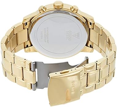  Shop Authentic Guess Horizon Chronograph Black Dial Gold Steel Strap Watch For Men - W0379G4 - Luxxuri