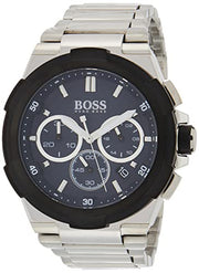  Shop Authentic Hugo Boss Supernova Chronograph Black Dial Silver Steel Strap Watch for Men - 1513359 - Luxxuri