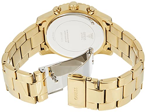  Shop Authentic Guess Confetti Diamonds Silver Dial Gold Steel Strap Watch for Women - W0774L5 - Luxxuri